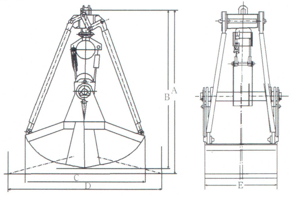 DBZ型電動不銹鋼抓斗外形結構示意圖.jpg