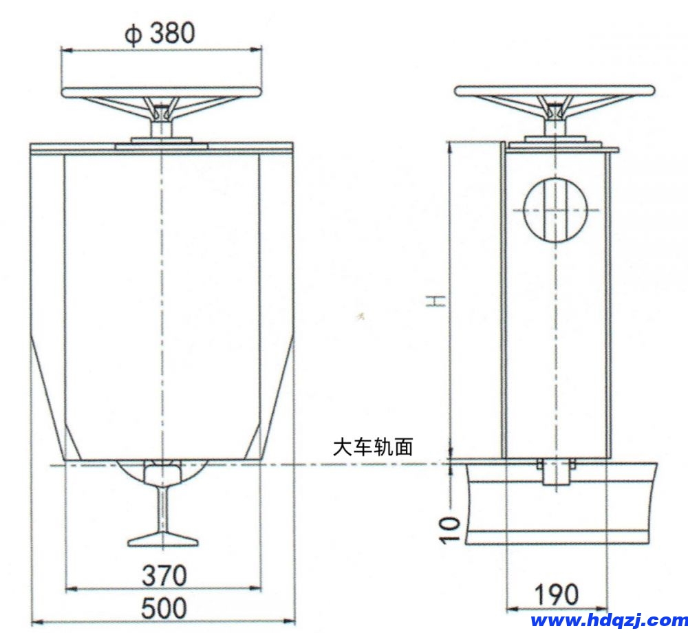 A380手動(dòng)夾軌器