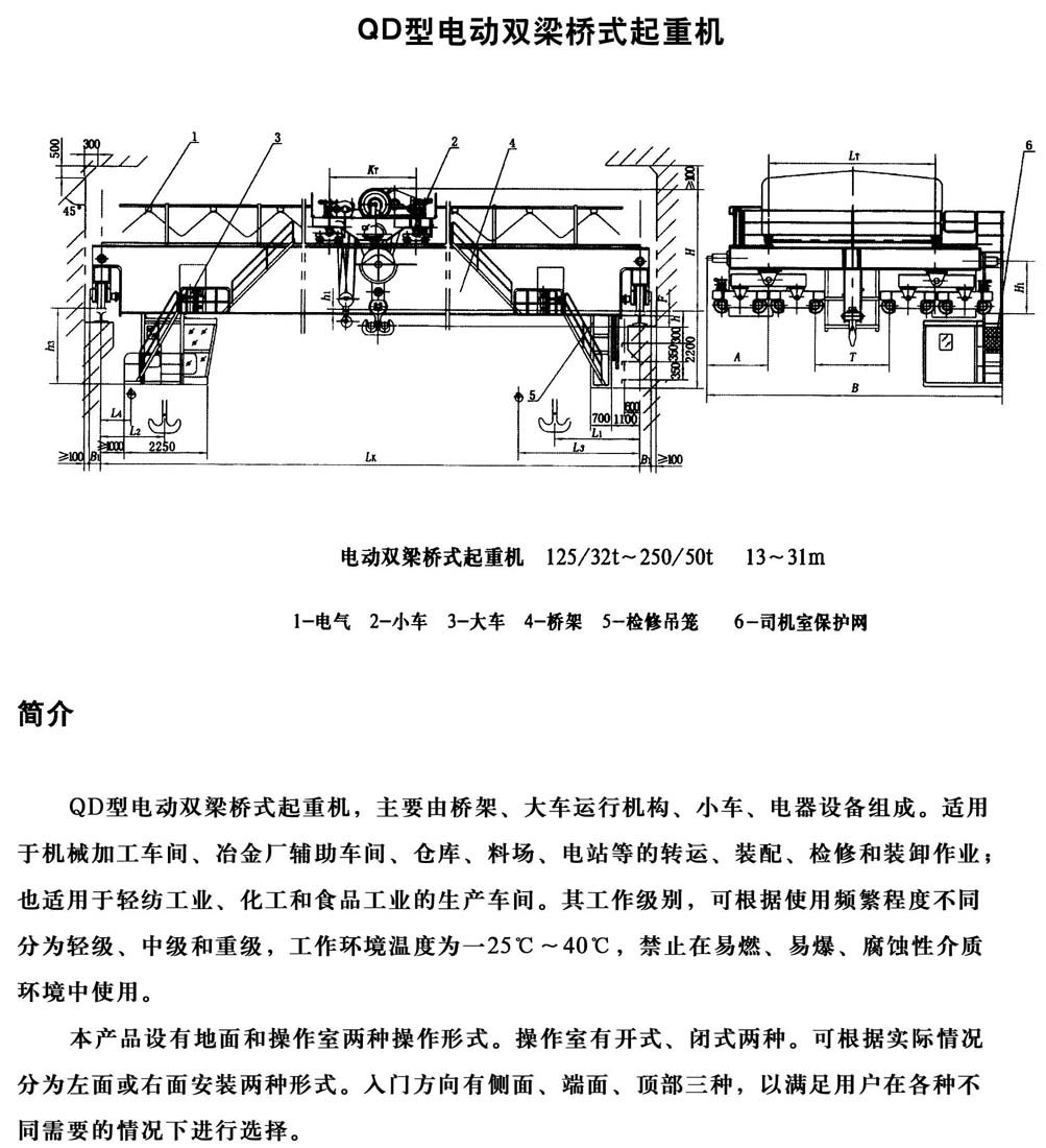 QD型通用橋式起重機