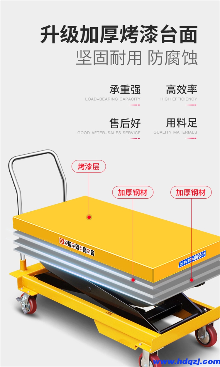 倉庫車間電動上料車 小型1米2米3米剪叉式升降作業(yè)平臺車