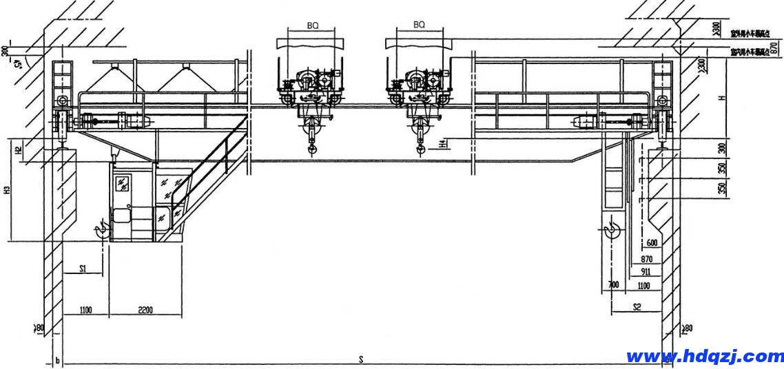 QE型雙梁橋式起重機